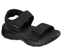 Skechers Femme Summits Sandal Cute Mark Espadrilles, Black, 39.5 EU