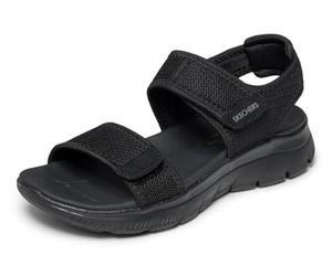 Skechers Femme Summits Sandal Cute Mark Espadrilles, Black, 39.5 EU