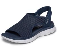 Skechers Femme Summits Sandal Sweetly Evolved Espadrilles, Navy Knit, 38 EU