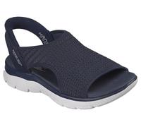 Skechers Femme Summits Sandal Sweetly Evolved Espadrilles, Navy Knit, 42 EU
