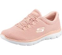 Skechers Femme SUMMITS Sneaker, Rose Mesh White Trim, 40