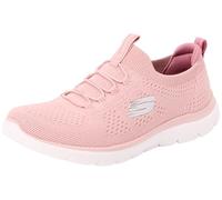 Skechers Baskets Femme Summits Top Player Rose en maille, bordure mauve Taille 41 EU