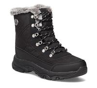 Skechers Femme Trego Cold Blues Botte de Neige, Black Duraleather/Mesh, 41 EU
