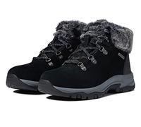 Skechers Femme Trego Falls Finest Bottine, Black Suede Nylon, 39.5 EU