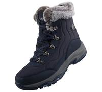Skechers Femme Trego Stormie Bottine, Navy Nylon/Duraleather, 38 EU
