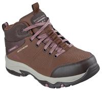 Skechers Femme Trego Trail Destination, Brown Synthetic Textile Multi Trim, 37.5 EU