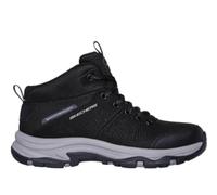 Skechers Femme Trego Trail Kismet, Garniture charbon de bois en maille synthétique noire, 38 EU