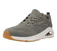 Skechers Baskets Tres-Air Uno Ah-Mazing Femme Olive Durasuede/Textile Taille 37
