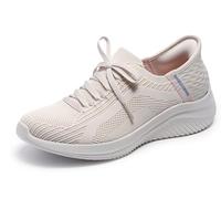Skechers Femme Ultra Flex 3.0 Brilliant Path 149710 NAT, Natural Knit/Periwinkle Trim, 38 EU