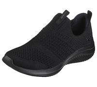 Skechers Femme Ultra Flex 3.0 Classy Charm Basket, Black Knit Trim, 37 EU