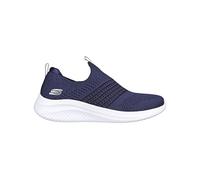 Skechers Femme Ultra Flex 3.0 Classy Charm Basket, Bordure en Tricot Bleu Marine, 39.5 EU