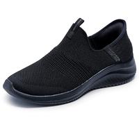 Skechers Femme Ultra Flex 3.0 Cozy Streak Basket, Black Knit/Trim, 39 EU