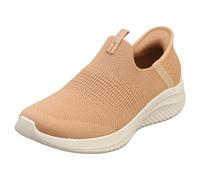 Skechers Femme Ultra Flex 3.0 Cozy Streak Basket, Bordure en Tricot Brun Clair38 EU