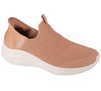 Skechers Femme Ultra Flex 3.0 Cozy Streak Basket, Tan Knit Trim, 38 EU