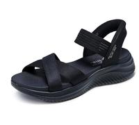 Skechers Femme Ultra Flex 3.0-Never Netter Hands Free Slip-ins Sandale, Black Mesh/Gore, 37 EU