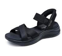 Skechers Femme Ultra Flex 3.0-Never Netter Hands Free Slip-ins Sandale, Noir, 37 EU
