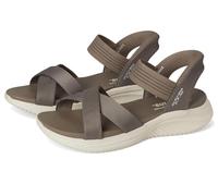 Skechers Femme Ultra Flex 3.0-Never Netter Hands Free Slip-ins Sandale, Taupe Fonc, 38 EU