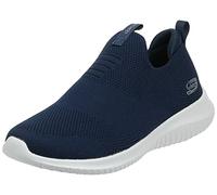 Skechers Femme Ultra Flex-First Take Baskets Enfiler, Bleu (Navy), 41 EU