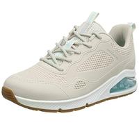 Skechers Femme Uno 2-Traveler Basket, Bordure en Maille KPU Blanc cassé, 38 EU