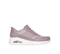 Skechers Femme Uno Banksia Basket, Deauville Mauve Duraleather/Mesh, 38.5 EU