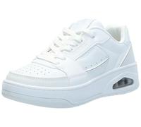 Skechers Femme UNO Court COURTED Style Basket, White, 36 EU