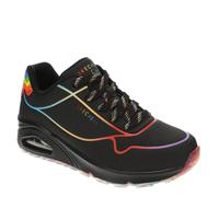 Skechers Femme Uno-Drizzl'n Rainbow Basket, Noir, 39.5 EU