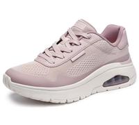 Skechers Femme Uno Flex Spring on Air Sneaker, Mauve Hot Melt/Mesh, 36 EU