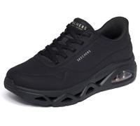 Skechers Femme Uno Glide-Step Glide on Air Slip-in ENTRAINEUSE, Black Durabuck Rose Gold Trim, 36 EU