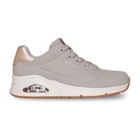 Skechers Femme Uno Golden Air Basket, Taupe Durabuck/Silver Trim, 41 EU