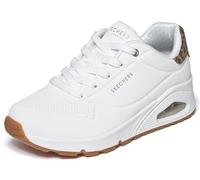 Skechers Baskets Uno Jungle NiteSneaker pour femme Durabuck Tri en daim imprimé léopard Blanc 42 EU