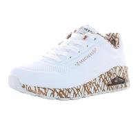 Skechers Femme Uno Loving Love Basket, Blanc, 39.5 EU