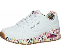 Skechers Femme Uno Loving Love Basket, White, 36.5 EU