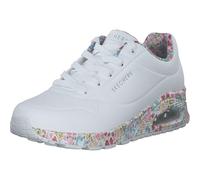 Skechers Femme Uno-Majestic Garden Basket, Blanc Multicolore, 36 EU