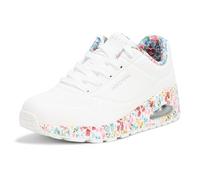 Skechers Femme Uno-Majestic Garden Basket, Blanc Multicolore, 38 EU