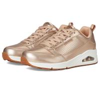 Baskets basses femmes Skechers UNO - METALLIXS Doré 37