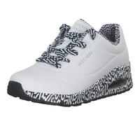 Skechers Femme Uno Mini Drip Baskets, Blanc, 40 EU
