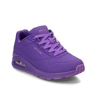 Skechers Femme Women's Uno-Night Shades Basket, Violet, 35 EU