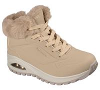 Skechers Femme Uno Rugged | Bottines décontractées, mousse à mémoire de forme refroidie par air, Skech-Air, doublure en fausse fourrure, lacets au milieu