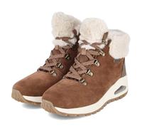 Skechers Femme Uno Rugged Moonlight Ridge Botte Tendance, Chestnut Suede/Duraleather/Faux Fur, 41 EU