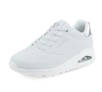 Chaussures Skechers Uno Shimmer Away blanches femme - 40