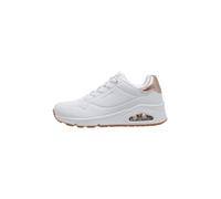 Skechers Femme Uno - Shimmer Away Basket, Blanc Opulenter Garten, 35.5 EU