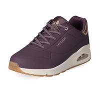 Skechers Femme Uno - Shimmer Away Basket, Violet, 42 EU