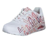 Skechers Femme Uno Spread The Love Basket, Blanc, 39 EU