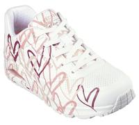 Skechers Femme Uno Spread The Love Basket, Blanc Wcrl, 36.5 EU