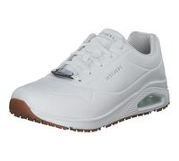 Skechers Femme Uno Sr Baskets, White Synthetic, 36 EU