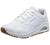 Skechers Femme Uno Sr Baskets, White Synthetic, 38 EU