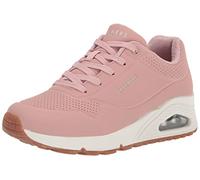 Chaussures Skechers Uno - Stand On Air rose clair blanc femme - 37.5