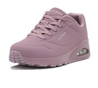 Skechers Femme Uno Stand Air Fashion-sneakers, Dk Mauve Durabuck Mesh, 36 EU