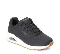 Skechers Femme Uno Stand Air Fashion-Sneakers, Noir Black White, 37 EU Large