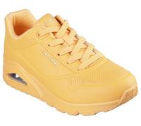 Skechers Femme Uno-Stand on Air Basket, Orange Soirée Rouge Motif Zigzag Coucher de Soleil Chevron, 39 EU